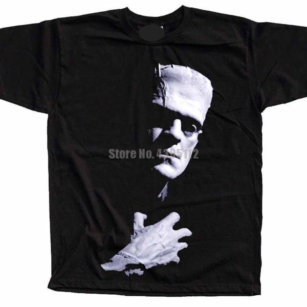 

frankenstein movie poster women's funny t-shirt hip hop streetwear tshirt cool logo tshirts short sleeves t shirt big size women