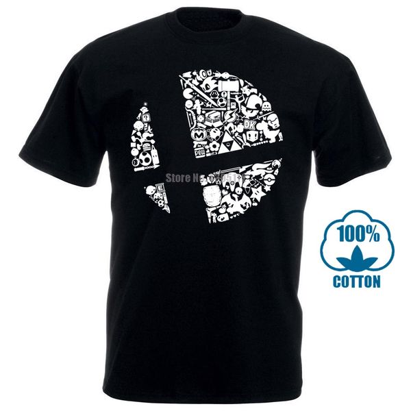 

printed fashion design men all things smash final super smash bros t shirt boys guys clothing short sleeve 010113