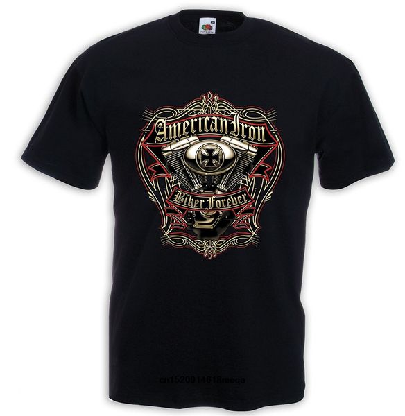 

t shirt american iron route66 evo v8 bikesr t-shirt