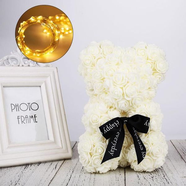 

wedding bear girlfriend dolls day love romantic bear rose decorations rose artificial foam toy valentine's lovely simulated jftho