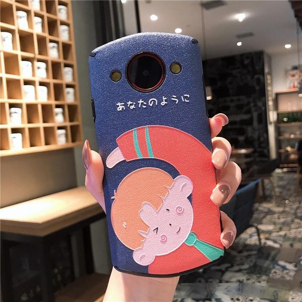 

cute cartoon girl meitu t9 protective case mp1718 meitu t8 net red couples m6s embossed silk pattern meitu m6 all-inclusive drop-resistant t