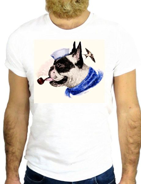 

casual t-shirt hipster fractal pattern tees bull bul dog fun cool pipe smoke vintage tattoo funny america 2korean t-shirts