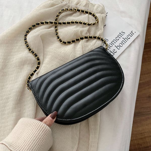 

2020 spring designer shoulder bag pu leather dumplings women flap handbag ladies corssbody chain bag messenger bags