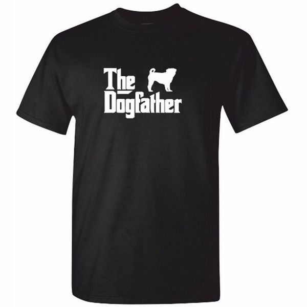 

mens pug tshirt - the dog father funny t shirt gift clothing