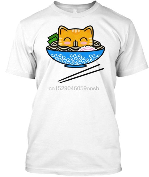 

мужчины футболка ramen cat азиатской еда лапша bowl lover женщины тенниска