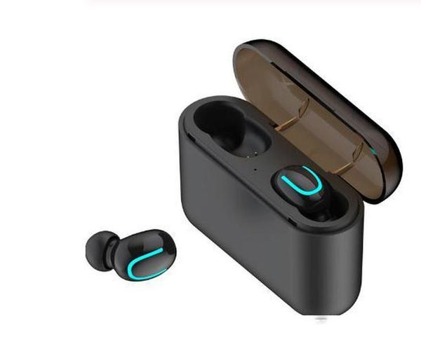 

true wireless bluetooth v5.0 earphone 5.0 tws q32 sport earbuds deep bass in-ear gaming headphones hands-with mic charging bank