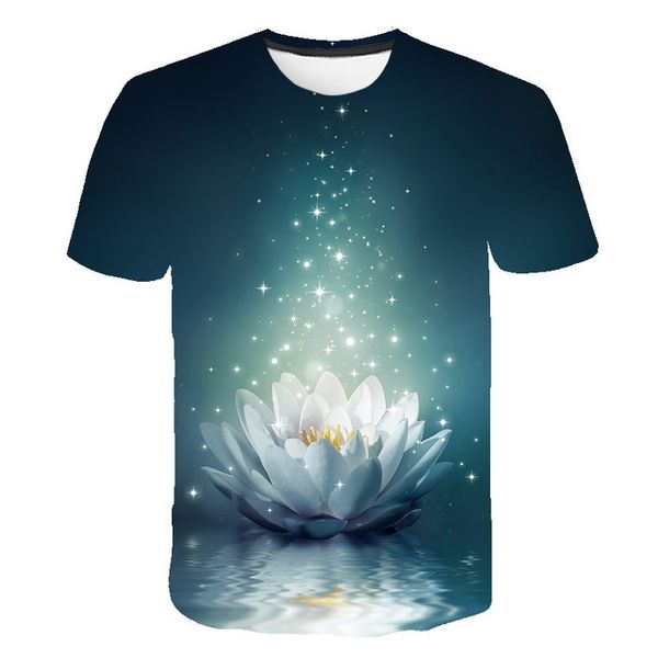 

abstract 3d crystal flowers fashionable man 3d print shirts graphic funny kawaii men clothing