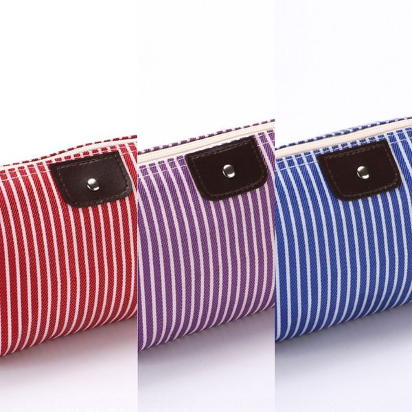 

korean style striped cosmetic folding waterproof makeup travel dumpling makeup dumpling wash women's bath bag travel bag factory dvhmq