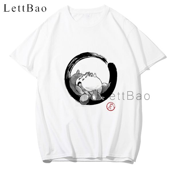 

enso spirits no face totoro spirit away t shirt men japanese anime cartoon tshirt mens t-shirts clothes kawaii men's clothing