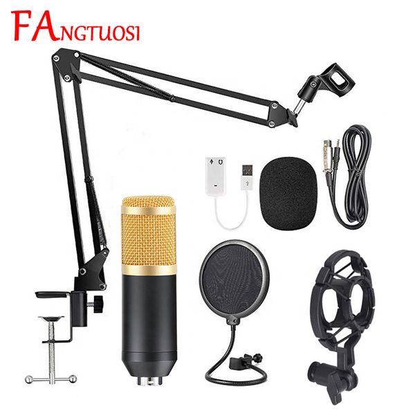 

bm 800 микрофон проводной профессиональный конденсаторный микрофон звук с крепление для записи braodcasting bm-800 ктв mikrofon