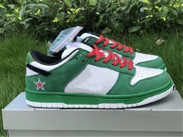 

2020 new sb low dunk heineken classic men women running shoes 304292-302 outdoor sneakers shoes size 36-46