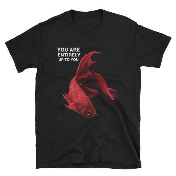 

rote betta japanische kampf fisch t shirt