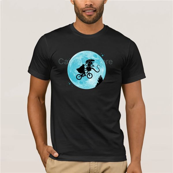 

for women e.t t shirt cartoon print e.t. vs aliens classic mens short sleeves graphic casual round neck cool man's t-shirt
