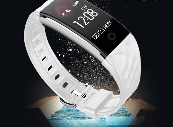 

2019 s2 smart wristband watch bluetooth dynamic heart rate monitor ip67 waterproof bracelet with fitness step counter