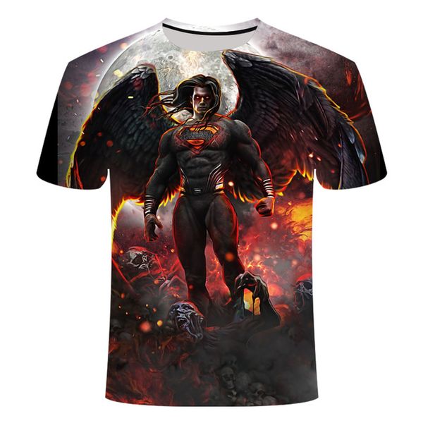 

3d skull poker men brand mens 3d print shirts horror funny kawaii men clothing