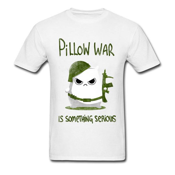 

latest t shirt pillow war is something serious 100% cotton round neck male t shirt casual clothing shirt male t-shirt funny