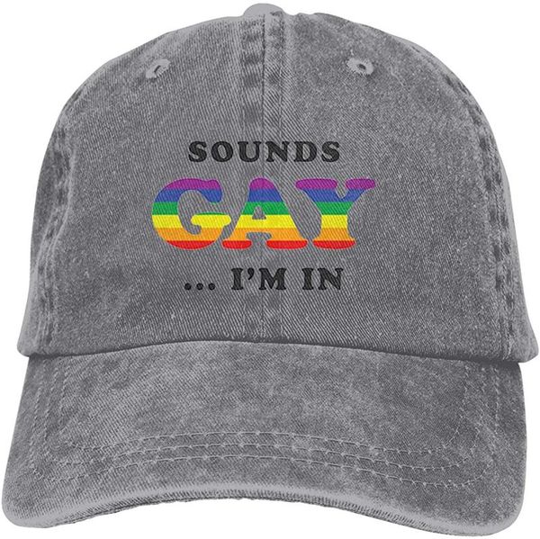 

ball caps sounds gay i' in soft casquette cap vintage adjustable baseball, Blue;gray