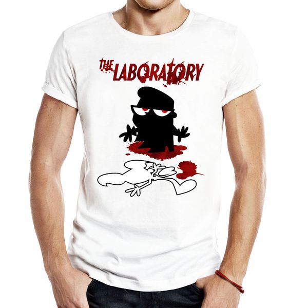 

the laboratory classic tees t shirts men funny novelty casual dexter mashup mash up crossover tv show television