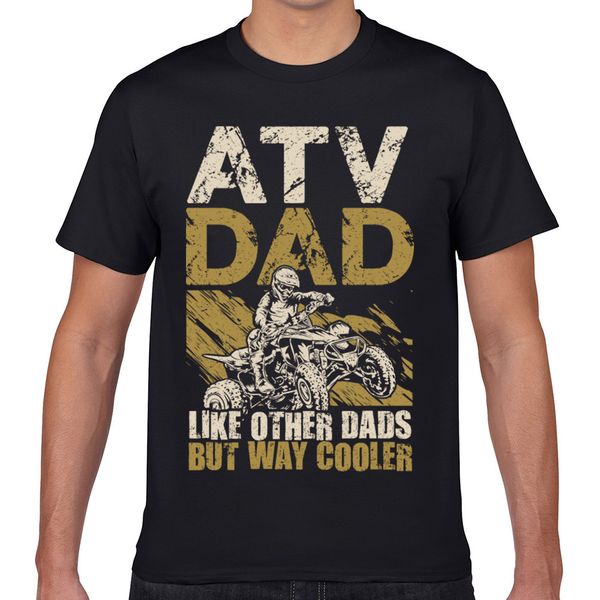 

t shirt men atv quad dad fathers day funny harajuku geek short male tshirt xxxl