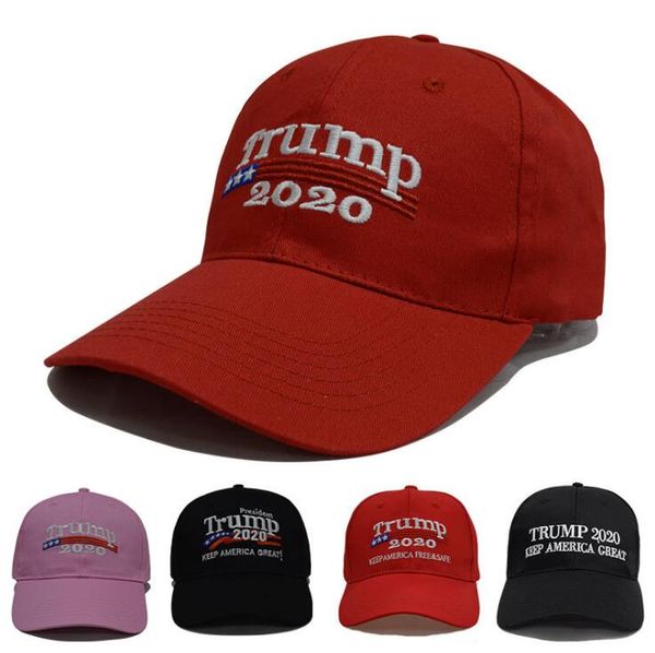 

trump 2020 baseball caps designer keep america great letter hats cap us flag presidential election caps travel beach hat sun visor lsk1274, Yellow