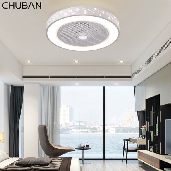 

electric fans ceiling + lamp with remote control for living room bedroom fan lights decor dimming lighting app 220v