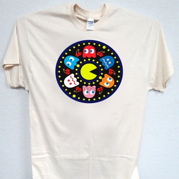 

pac man cool ivory men t shirt sizes s 5x t 1261 l@@k