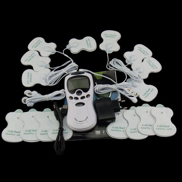 

electric massagers 8 models 16 pads herald tens muscle stimulator ems acupuncture body massage digital therapy machine electrostimulator