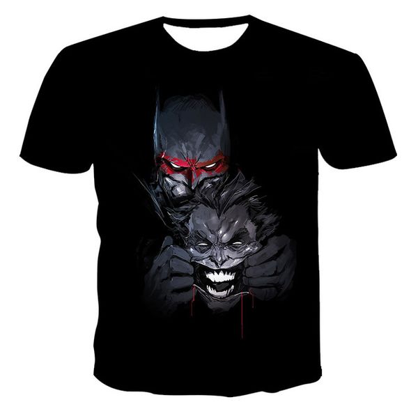 

summer new creativity skull print the 3d print shirts oversized oversized harajuku men clothing