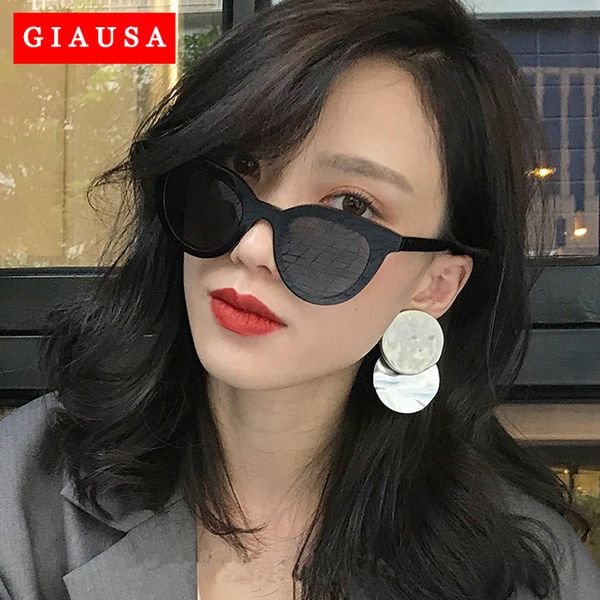 

sunglasses zonnebril dames fashion cat eye women design vintage sun glasses female gafas de sol uv400, White;black