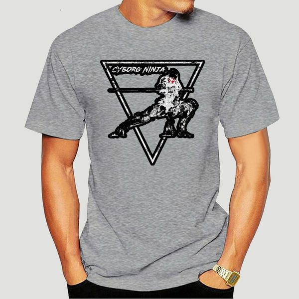 

metal gear cyborg ninja vintage emblem 2018. новые футболки мужчины футболки очищенная коротким рукавом печать tee shirt-3341a