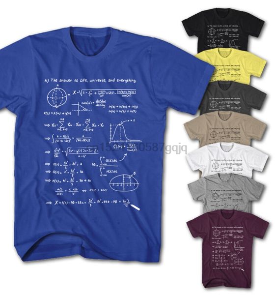 

herren t-shirt die antwort ist 42 lsung anhalter durch galaxie neu s-5xl ta1116