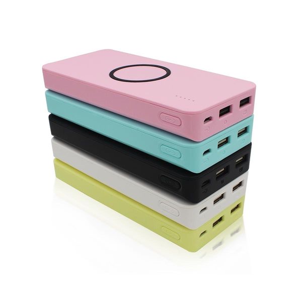 

the new 5 color wireless charging and two in one mobile power supply can be used in mobile phones, smart watches, tablet computers, etc.