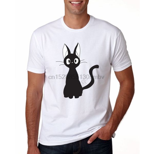 

kiki delivery service jiji black cat from japanese anime women short sleeve t shirt cool novelty printed style t-shirt(1