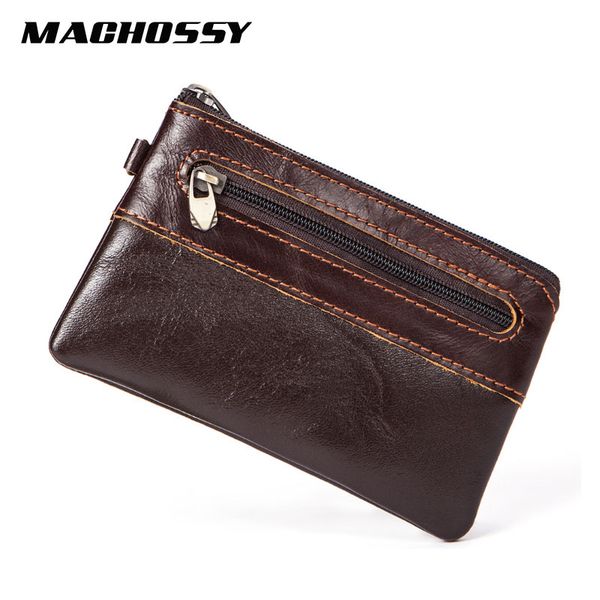 

genuine leather men wallets mini wallet leather coin purse for card small/slim wallet business card bag thin coin wallets, Red;black