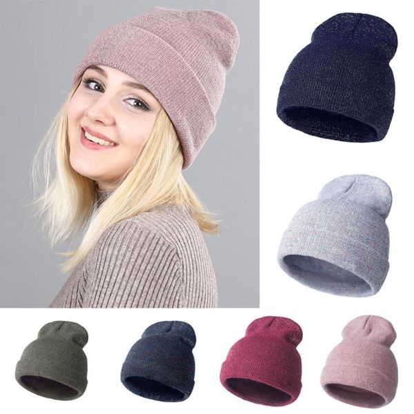 

beanie/skull caps winter hats for women knitted hat men hip hop skullies beanies embroidery sport autumn casual warm soft ski cap girl, Blue;gray