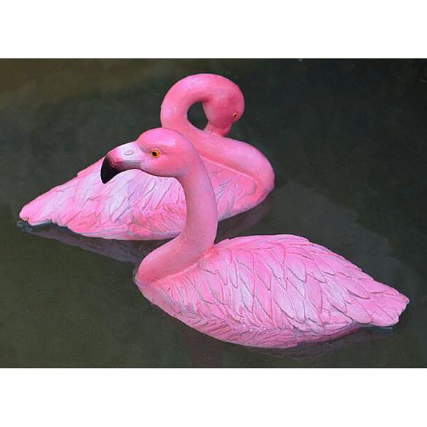 

artificial lifelike pink&red flamingo yard garden lawn art ornaments decor