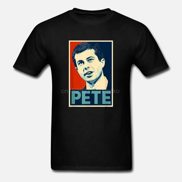 

пит buttigieg runing для президента 2020 политическая черная футболка для сторонника