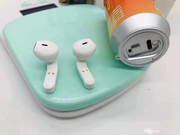 

2020 new tws wireless bluetooth cola earphone h35t in-ear headset gift bottle can tin beer earbuds coke coco cylinder pulling headphones ste