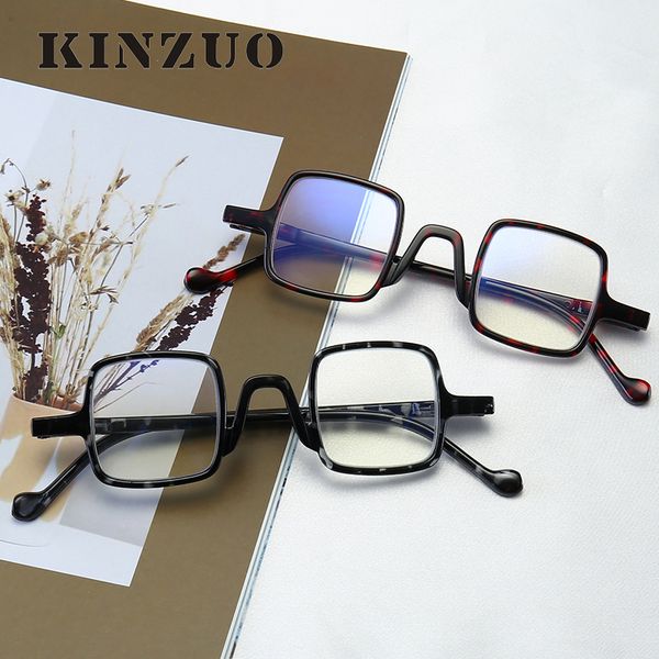 

sunglasses classic square frame reading glasses anti-blue light universal men and women diopter + 1.0 - +4.0 kinzuo 18188, White;black