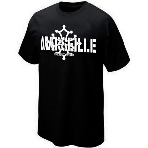 

t-shirt marseille occitania france occitanie maillot t-shirt black tee shirt men's size s-3xl