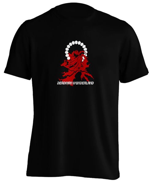 

deadman wonderland red man dead man wonder land logo аниме манга футболка tee стиль круглый tee shirt