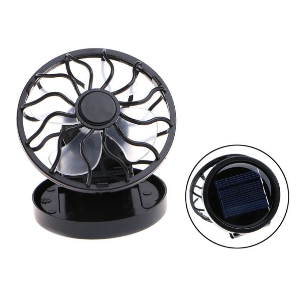 

mini portable clip-on solar panel powered cooling fan for travel camping fishing