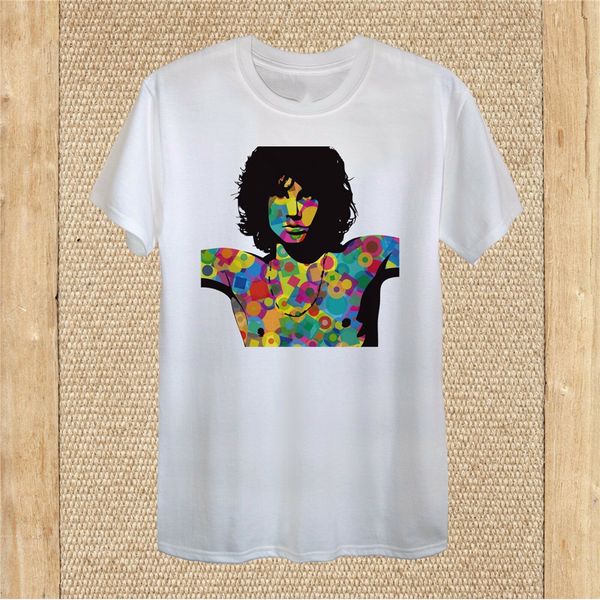 

jim morrison геометрическая t - рубашка 100% хлопок унисекс женщины смешной дизайн tee shirt