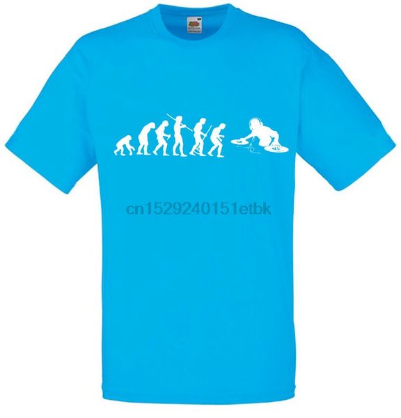 

evolution of a djmusic djing inspired mens printed t-shirt cotton short sleeve