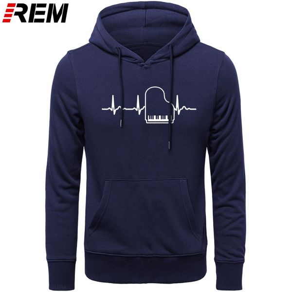 

rem стиль пианист пианино heartbeat день благодарения команды музыка смешные люди хлопка с длинным рукавом толстовки, толстовки