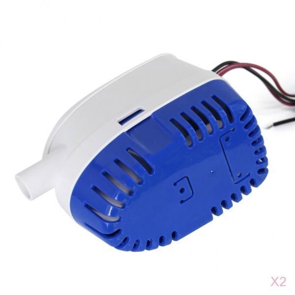 

2x automatic submersible yacht bilge water pump 24v 1100gph