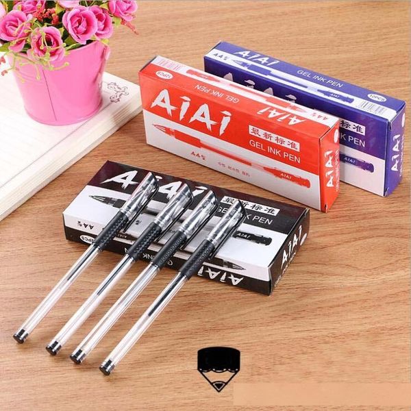 

gel ink pens 0.5mm new european standard neutral writing pen for office and students wholesale 0014std