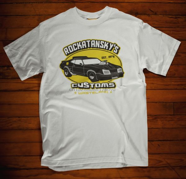 

mad max t-shirt rockatanskys customs interceptor roadharajuku streetwear shirt mentee movie film