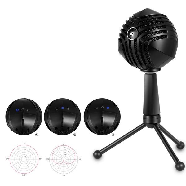 

pc usb audio конденсаторный микрофон вокальная студия записи с braodcasting