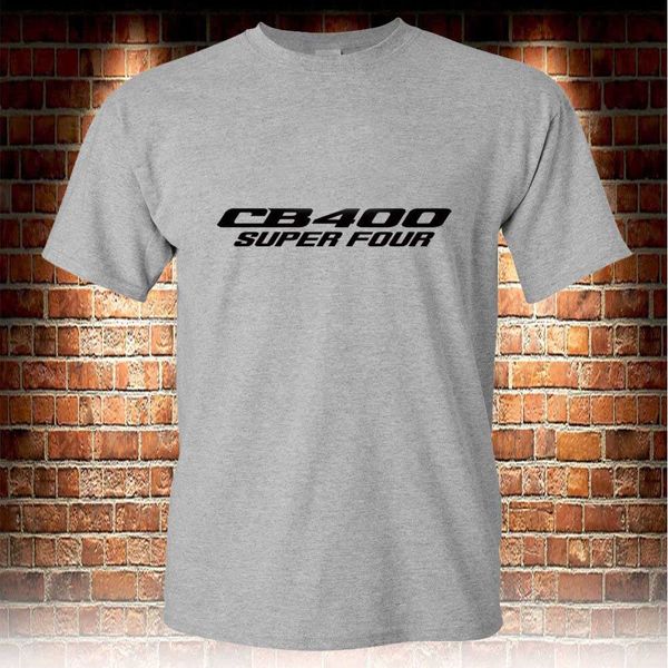 

2019 летний стиль высокого качества tops tee shirt for man cb400 супер четыре серый горячие продажи мужские футболки s для 3xl футболочку